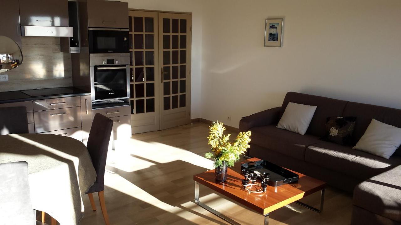 Tres Bel Appartement Vue Mer A 니스 객실 사진